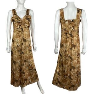 IB Diffusion Roses & Statue of Liberty Sleeveless Maxi Dress